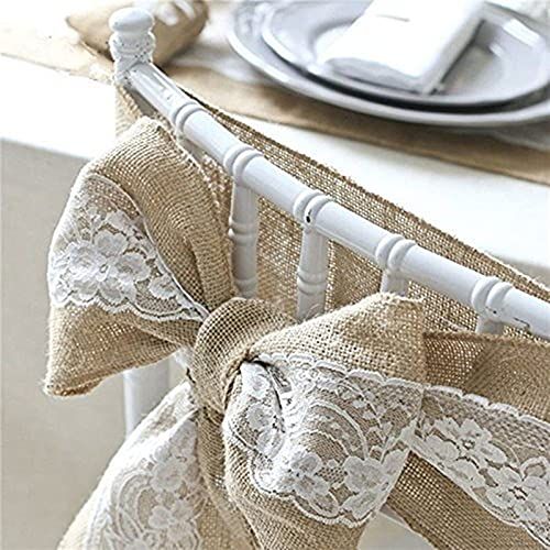 Ribbon with Lace Vintage for Sewing Handcraft Accessories- Fabric Ribbon with Lace Trims Tape for Wedding Christmas Party(10pcs) — image 3