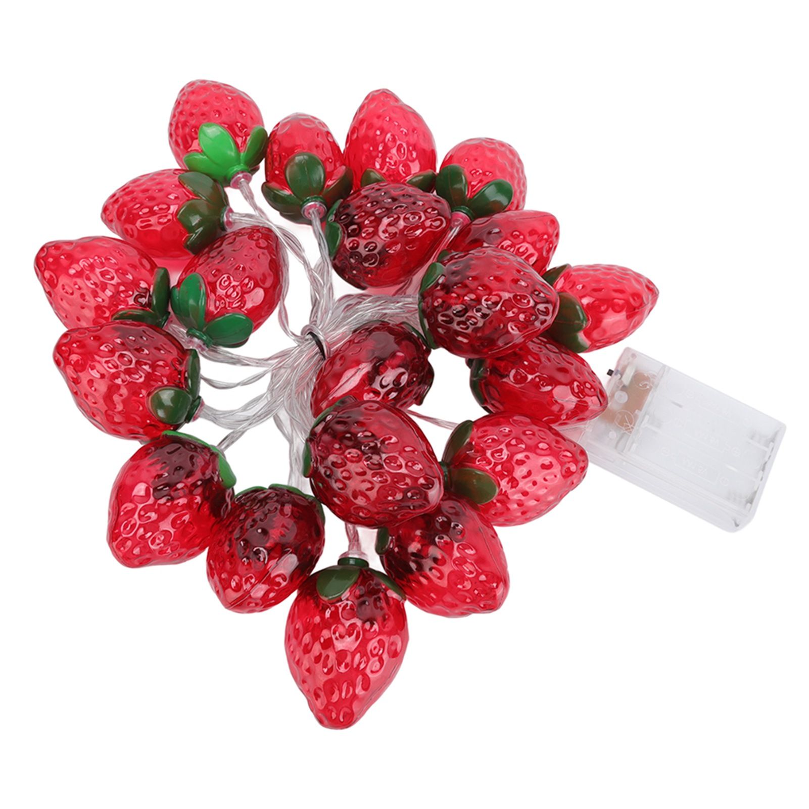 9.8ft 20LEDs Fruit String Lights Battery Operated Strawberry Lamp String Lights for Christmas Parties โ image 4