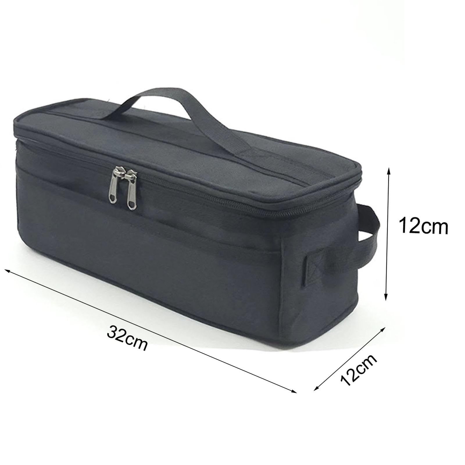 Cookware Storage Bag Cutlery Storage Case Container Case Camping Cooker Storage Bag Camping Carry Bag for Travel Hiking, black — image 3