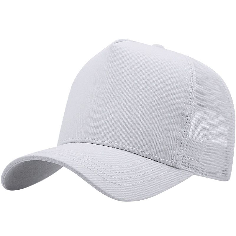 AB High Top Baseball Cap Breathable Sunshade White L（58-60cm） — image 4
