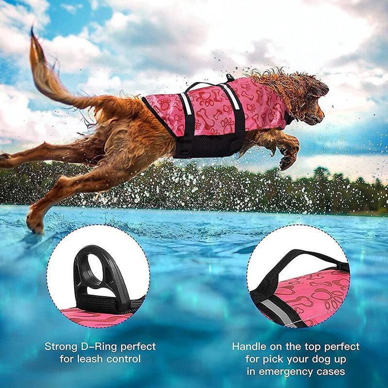 Floatation Vest for Dogs Swimming and Boating with Buoyancy Support Red - XS — image 2