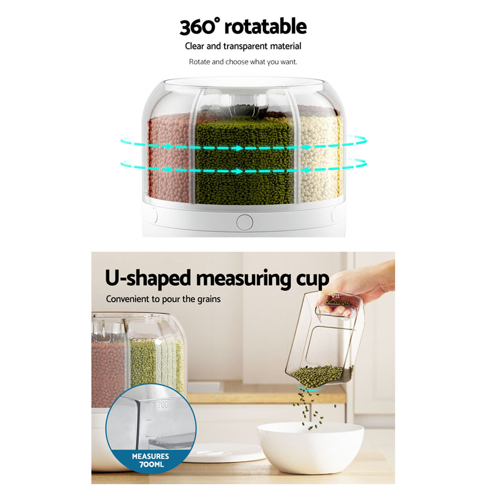 5-Star Chef Cereal Dispenser Grain Container 7KG — image 6