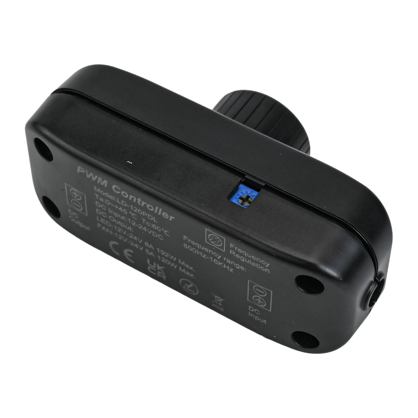 Inline Dimmer Switch For 12V 24V Led Lights Frequency Adjustable Push On/Off Rotary Control For Smooth Brightness Adjustment Black โ image 4