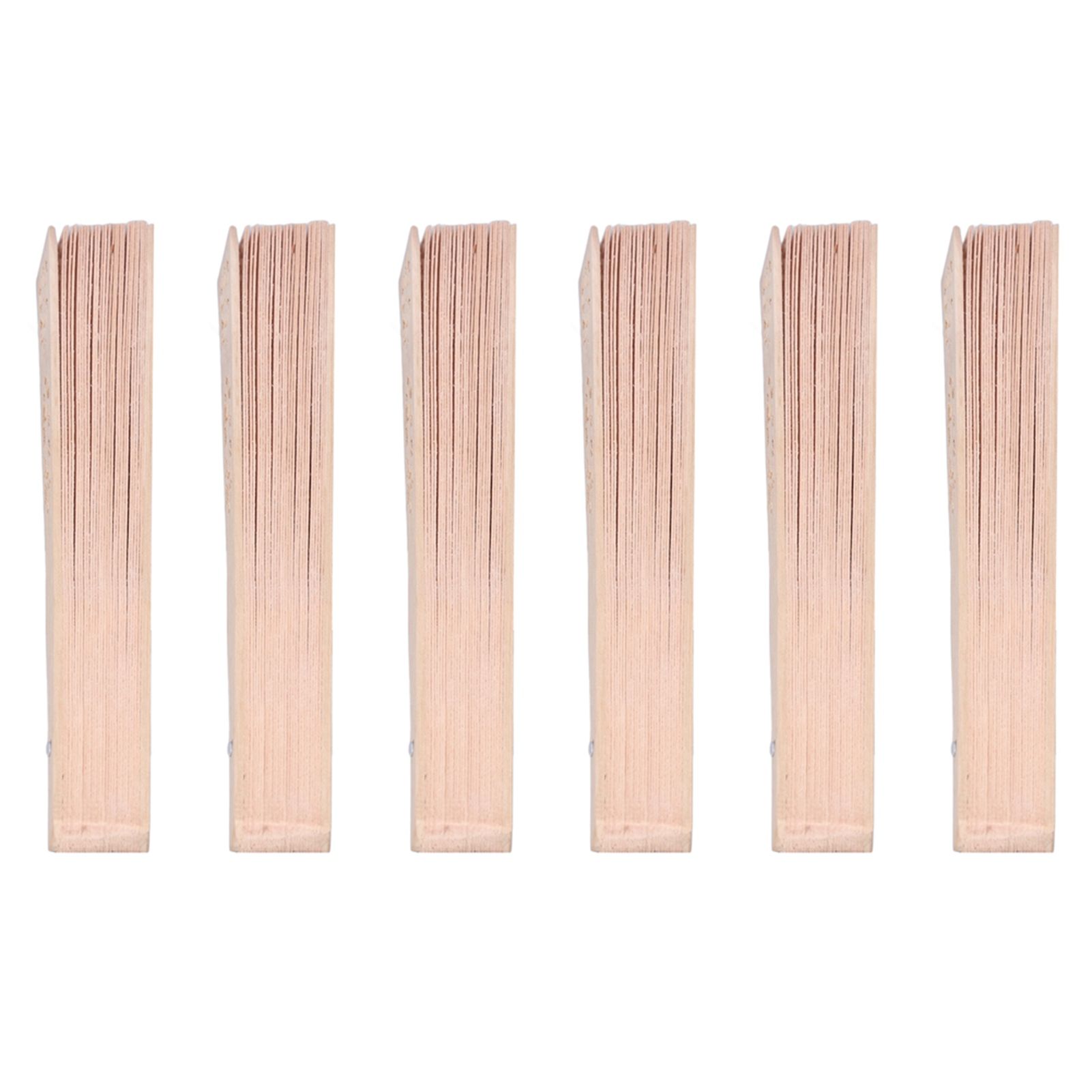 12Pcs Wooden Hand Fans Chinese Style Hollow Folding Handheld Fan for Wedding Gift Party DIY Decoration โ image 5