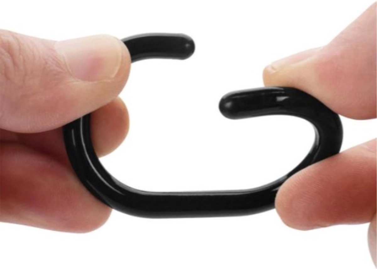 Shower Curtain Rings | Set of 12 | Shower Curtain Rings | Black — image 3