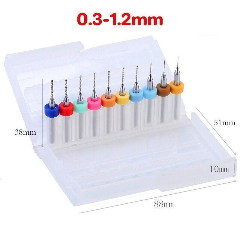 10X Tungsten Steel Micro Drill Bits 0.1-1.2mm for Rotary Tool - 0.1-1MM — image 4