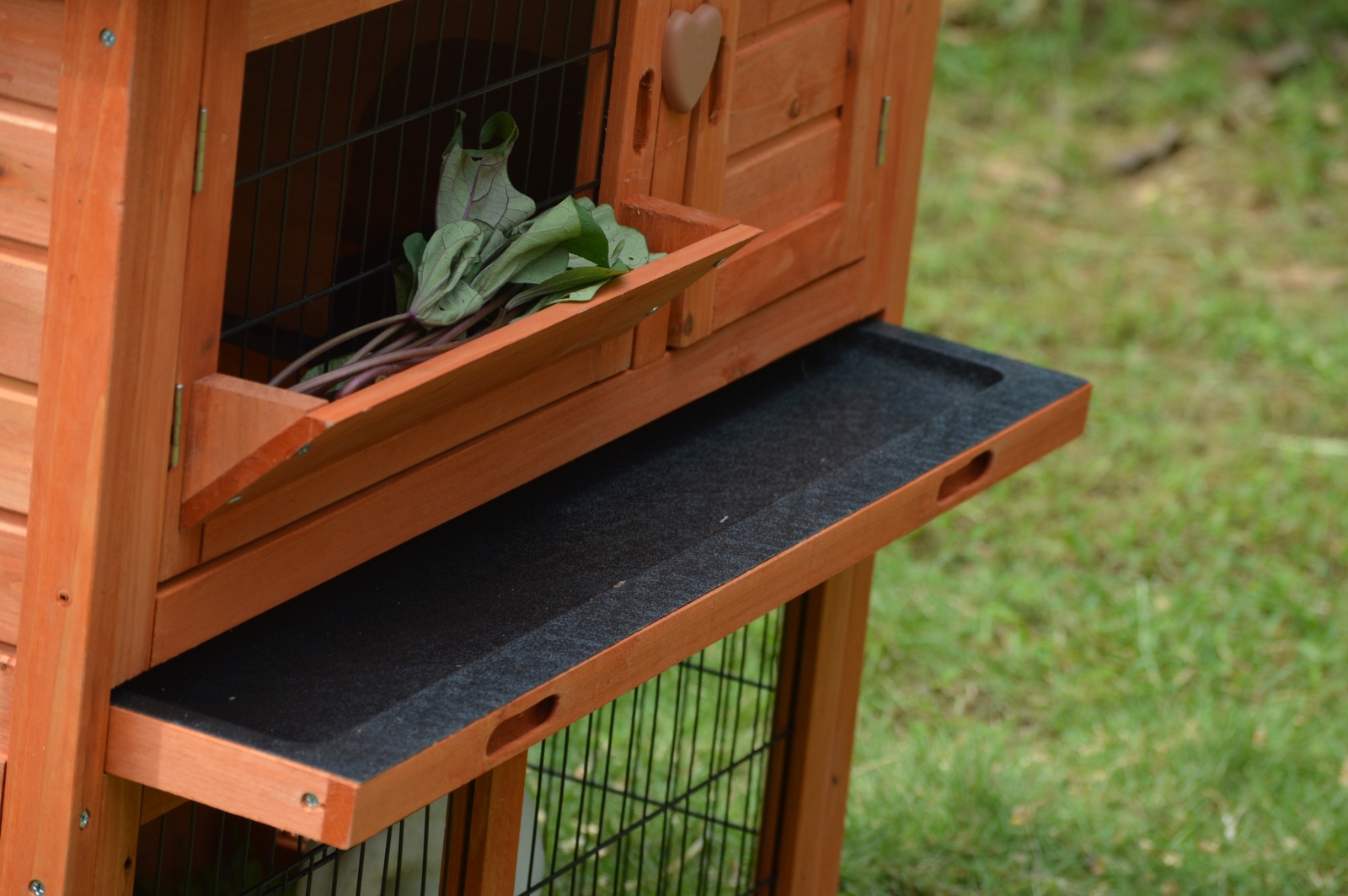 YES4PETS Double Storey Rabbit Hutch Guinea Pig Cage, Ferret cage W Pull Out Tray โ image 5