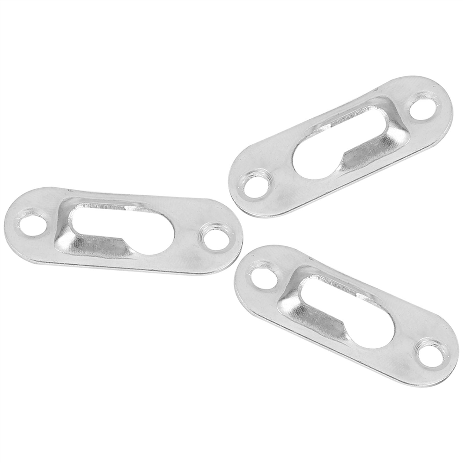 40 Pcs Silver Tone Metal Keyhole Hanger Fasteners for Picture Frames Hang Wall Indoor — image 4