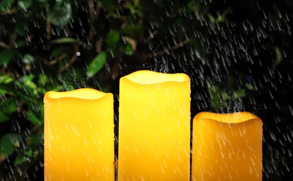 Outdoor LED Candle Battery Operated Candle Patio Decor Garden Lighting Balcony — image 6