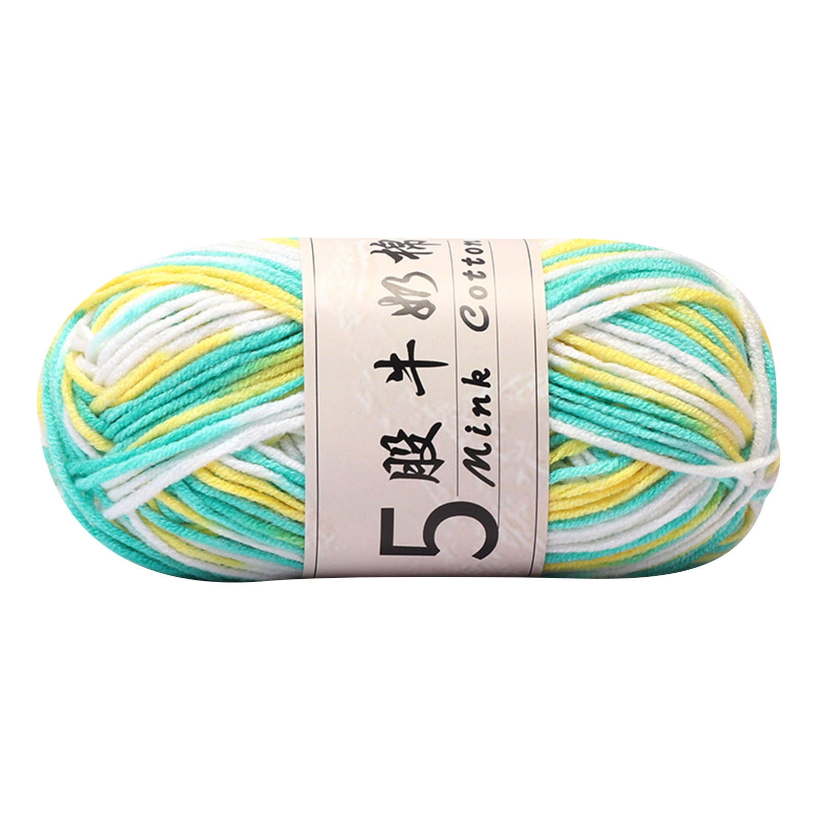 Cotton Yarn Soft Cotton Yarn for Crocheting and Knitting, 1.76 oz/50g Multicolor Crochet yarn for Crafts Home Decorations DIY Toys Knit Clothes Yarn, ( 356 — image 2