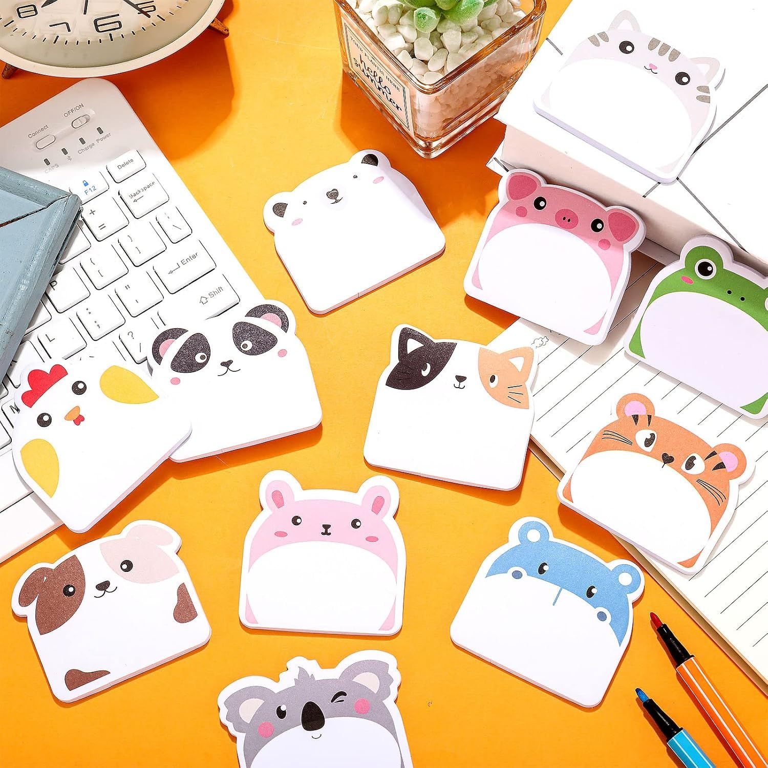 24 Piece Kawaii Animal Sticky Notes 720 Sheets โ image 4