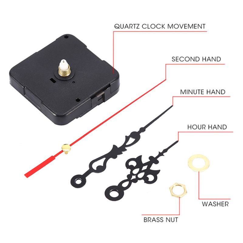 Mute Clock Quartz Watch Clock Mechanism Battery Accessories Parts Wall Repair Mechanism Replacement Movement Clock Hardware — image 5