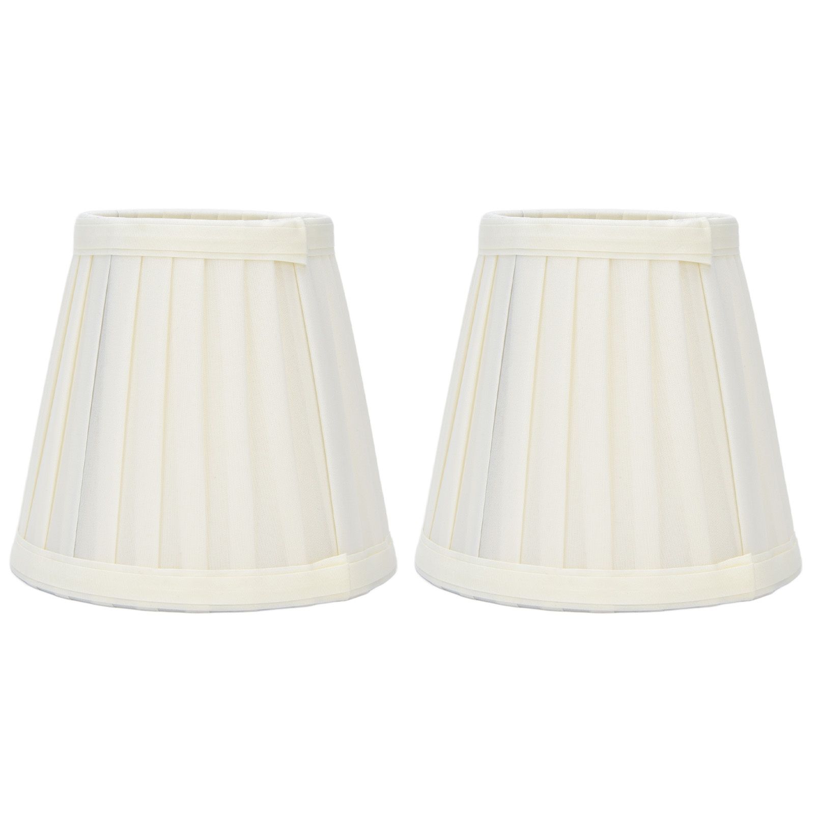 2 Pcs Double Small Lamp Shade Clip On Bulb Comfortable Material Barrel Fabric Lampshade for Table Chandelier Wall LampPX30