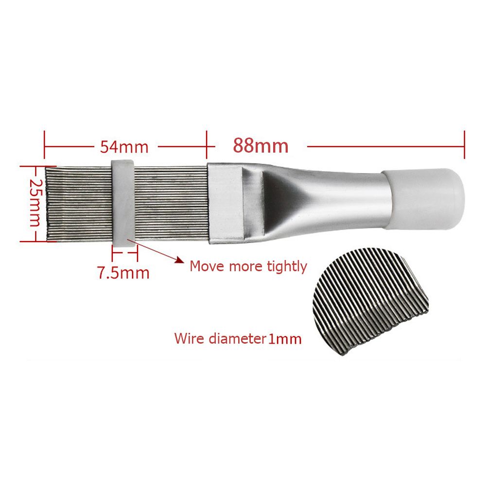 Stainless Steel Air Conditioning Fin Comb Cleaner Repair Tool for Linear Condenser — image 3