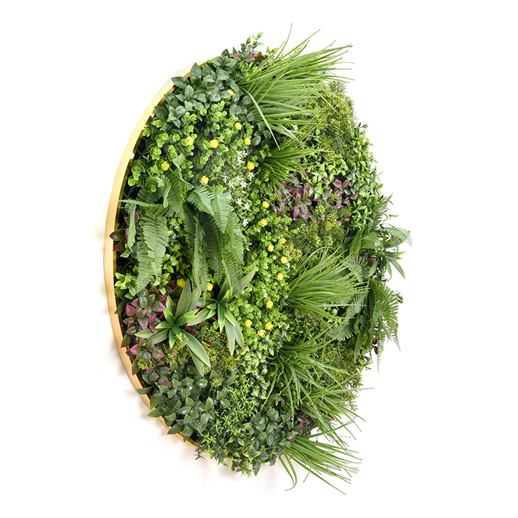 YES4HOMES Artificial Green Wall Plant Garden Flower Panel Disc Art 100cm Grassy UV Resistant-Wonderland โ image 2