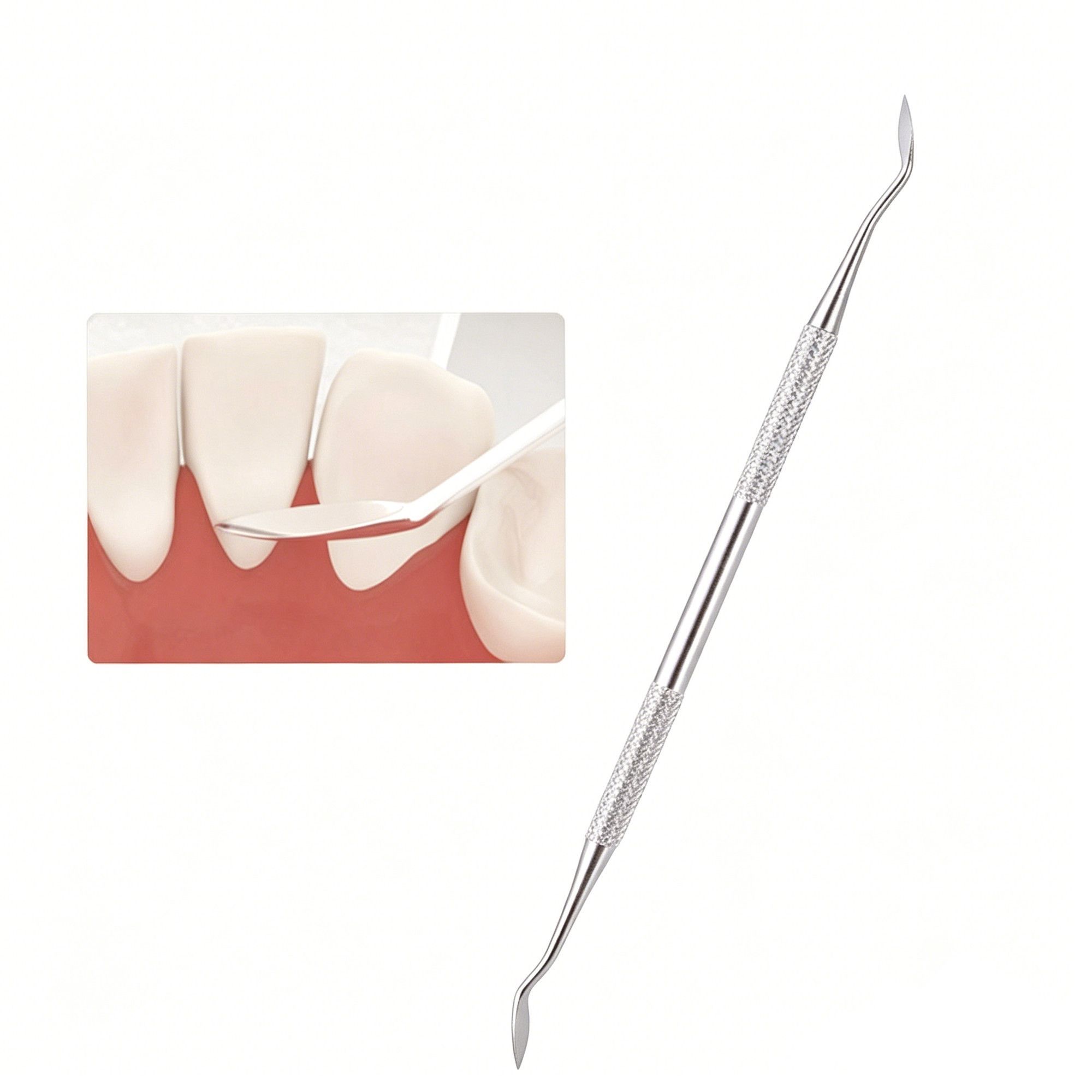 3pcs Style C Dental Tools Kit Scaler Double End Probe — image 5