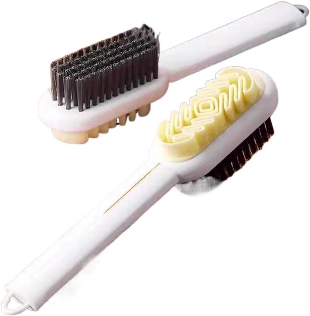 Shoe Brush - 2-in-1 Matte Shoe Brush - Soft Cleaning Brush - Silicone Brush - Provides optimal care for suede and leather shoes โ image 2