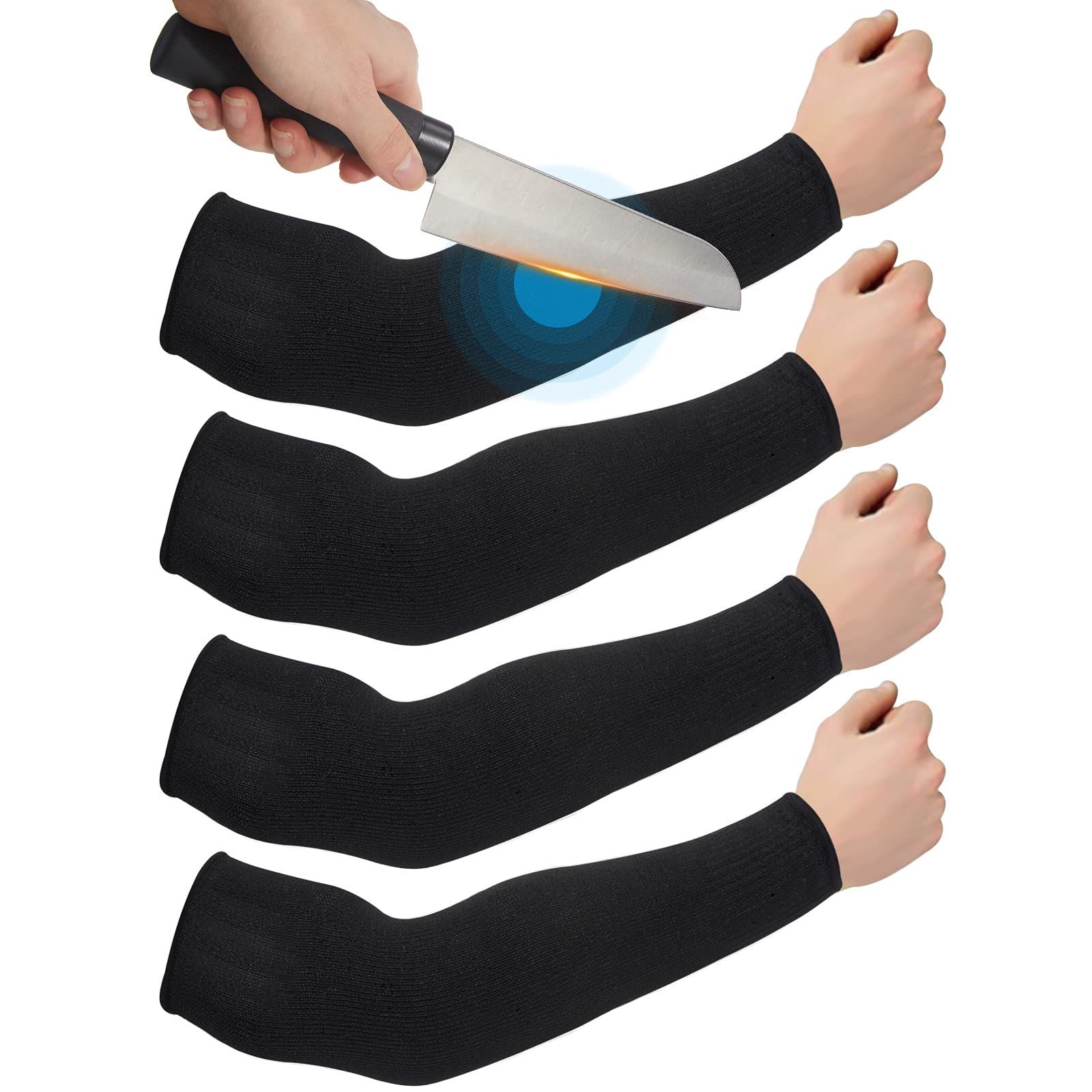 2 Pairs Cut Resistant Sleeves Thin Arm Protectors Arm Guard for Thin Skin and Bruising Arm Sleeves for Men Women