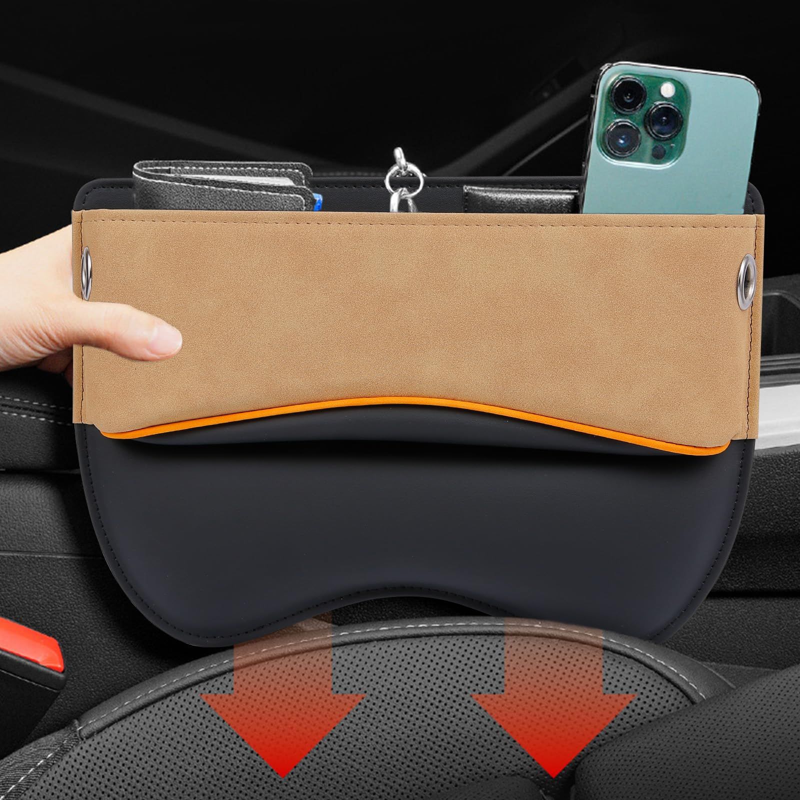 Automotive seat gap storage box filler — image 4