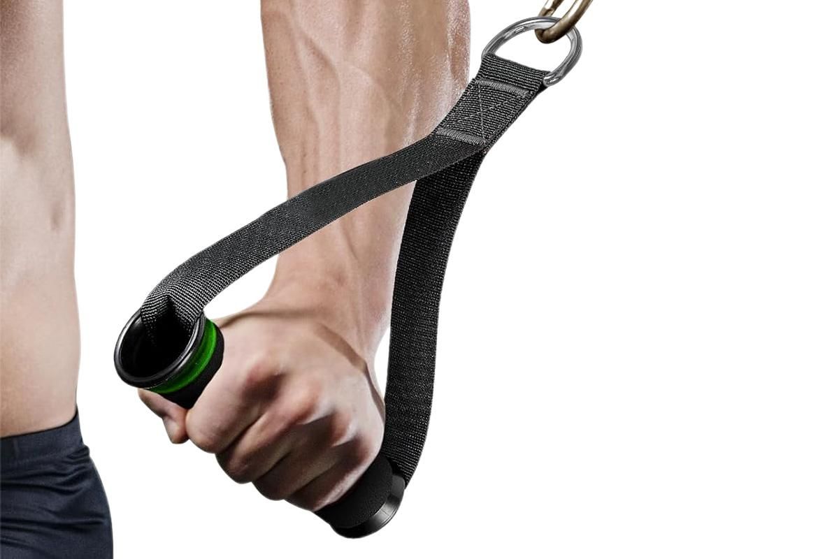 Yoga Strength Trainer Pull Down Home Gym Exercise Handles Replacement Fitness Equipment for Pilates -Green โ image 4