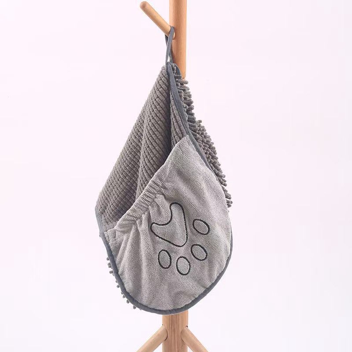 Dog Towel - Quick-drying dog towel - Super absorbent dog towel - Bath towel for dogs - Comfortable paw pockets - Suitable for indoor and outdoor use - Durable — image 2