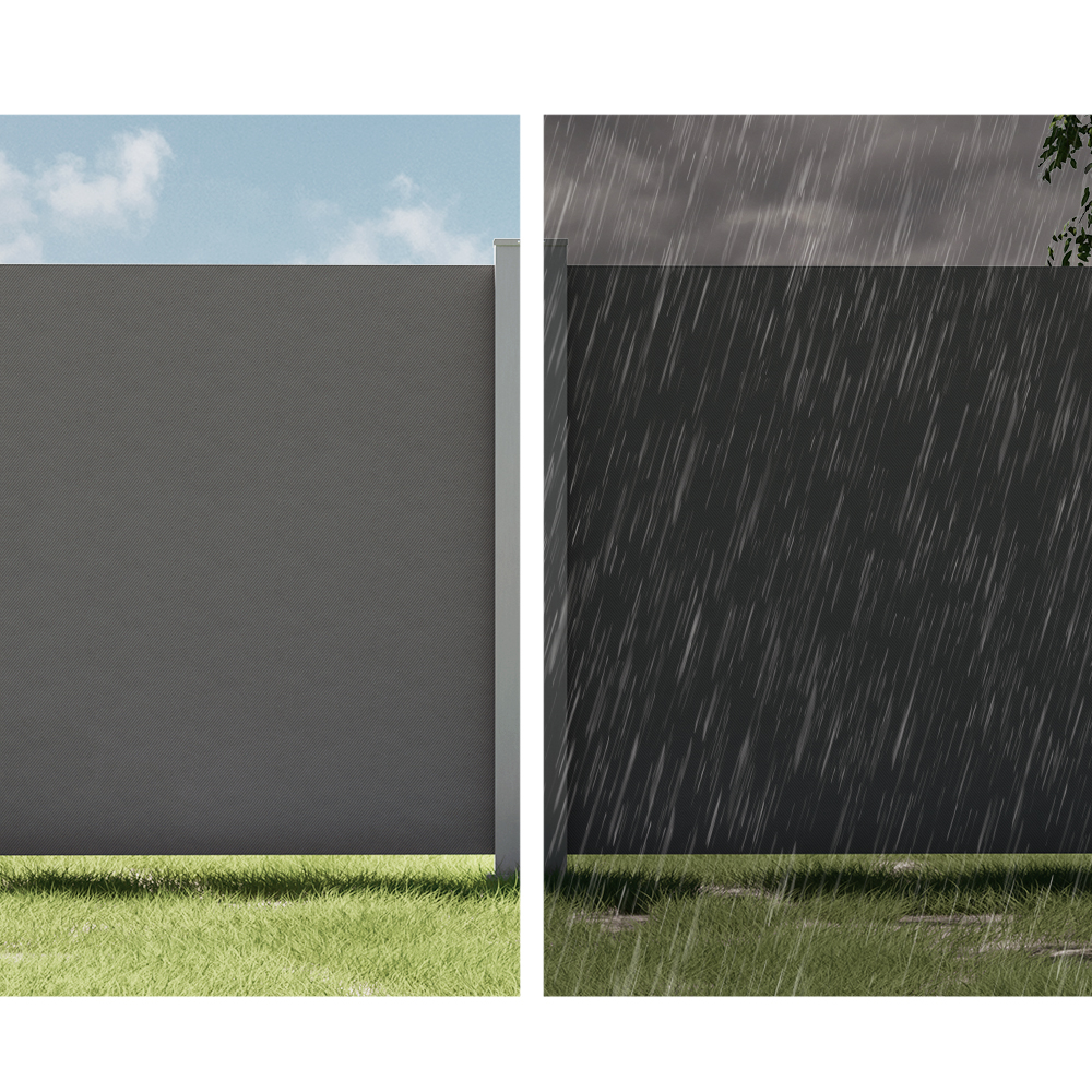 Instahut Side Awning Sun Shade Outdoor Retractable Privacy Screen 1.8X3M Grey โ image 5