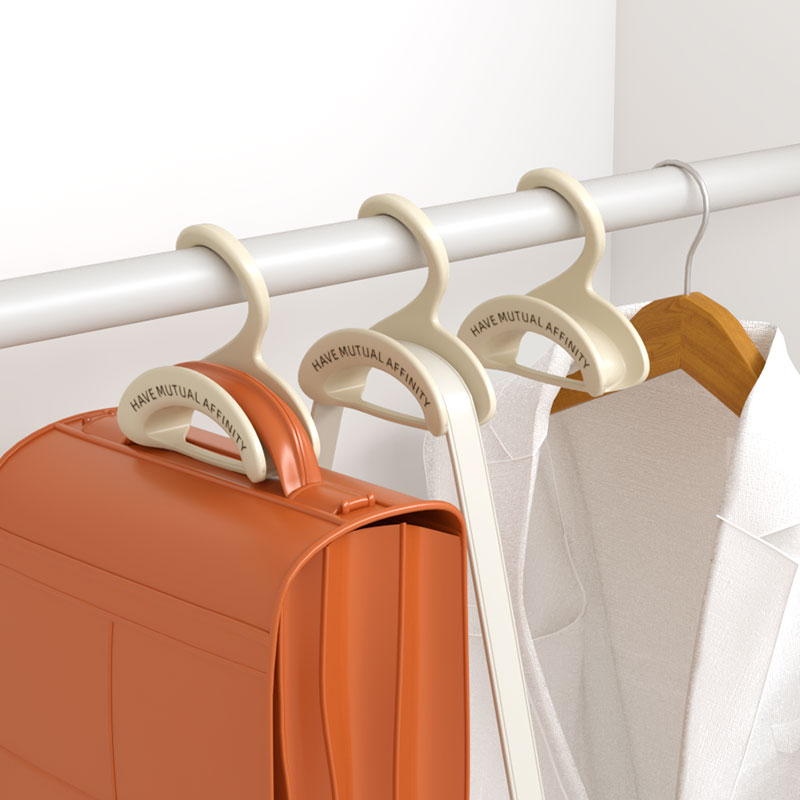5 Pieces Handbag Hanger Set for Wardrobes and Doors, Space-Saving Storage Hooks for Bags, Scarves and Accessories, White — image 4