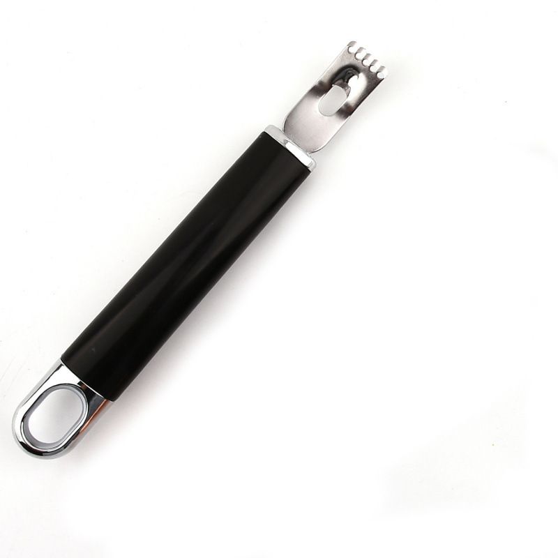 Channel Knife, 2 in 1 Lemon Peeler Zester Cocktail Garnish Citrus Zester 5 Baldes Ultra Sharp Lemon Rind Twist Peeler Stainless Steel Bar Tool Professional โ image 4