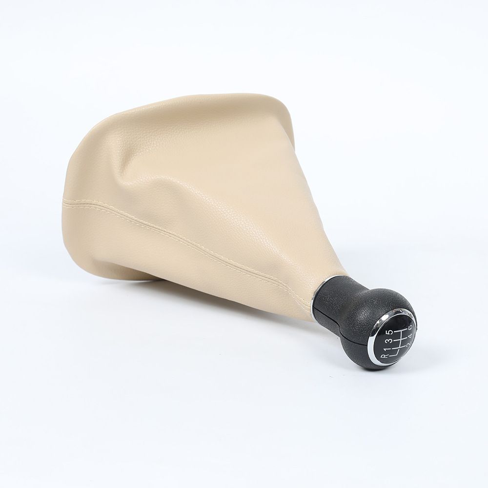 Auto for Volkswagen New 6 Speed Gear Shift KNOB Boot Yellow Car Gear Shift Knob Manual Shift Ball Stick-(6 Gear) — image 2