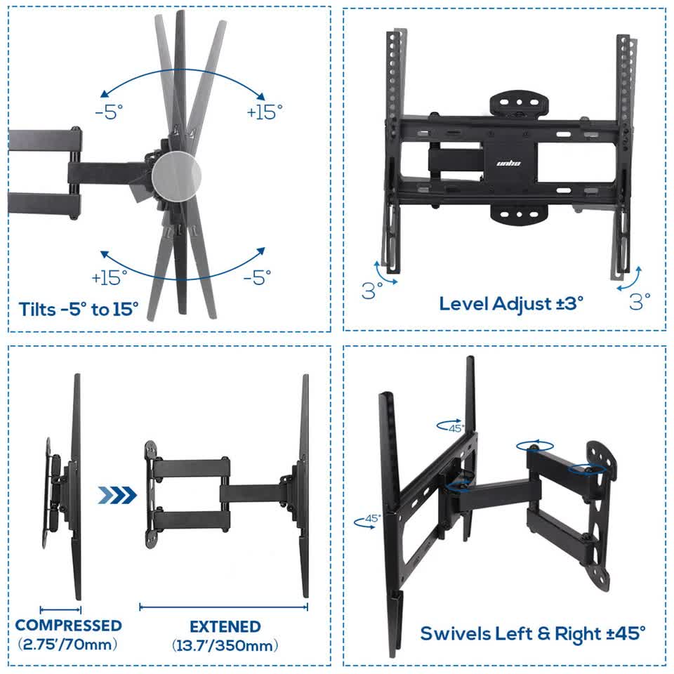 Wall Mount Bracket for 27 - 55 Inch SONY PANASONIC HISENSE KOGAN TCL LCD LED TV โ image 6