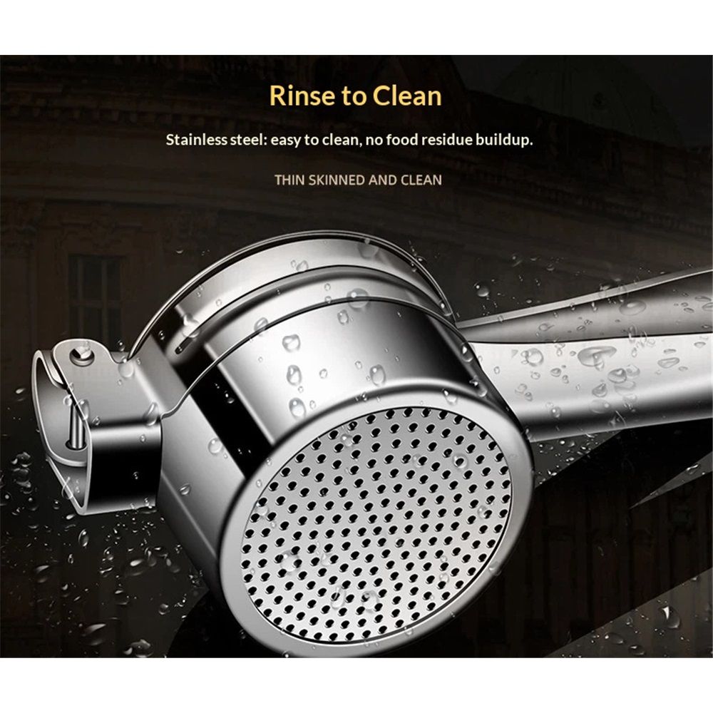 Potato Ricer Stainless Steel Masher, Large Capacity Potato Masher Kitchen Tool for Potatoes, Fruits, Vegetables and Baby Food, Juicer, Vegetable Strainer with — image 5