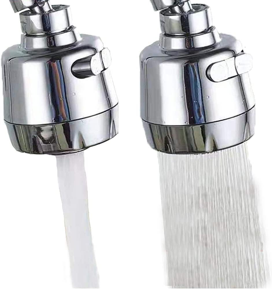 360° Swivel Kitchen Sink Faucet Aerator Faucet Sprayer Attachment Tap Aerator Faucet Nozzle Faucet Head 55/64'' Female Thread for Kitchen, Bathroom Faucet