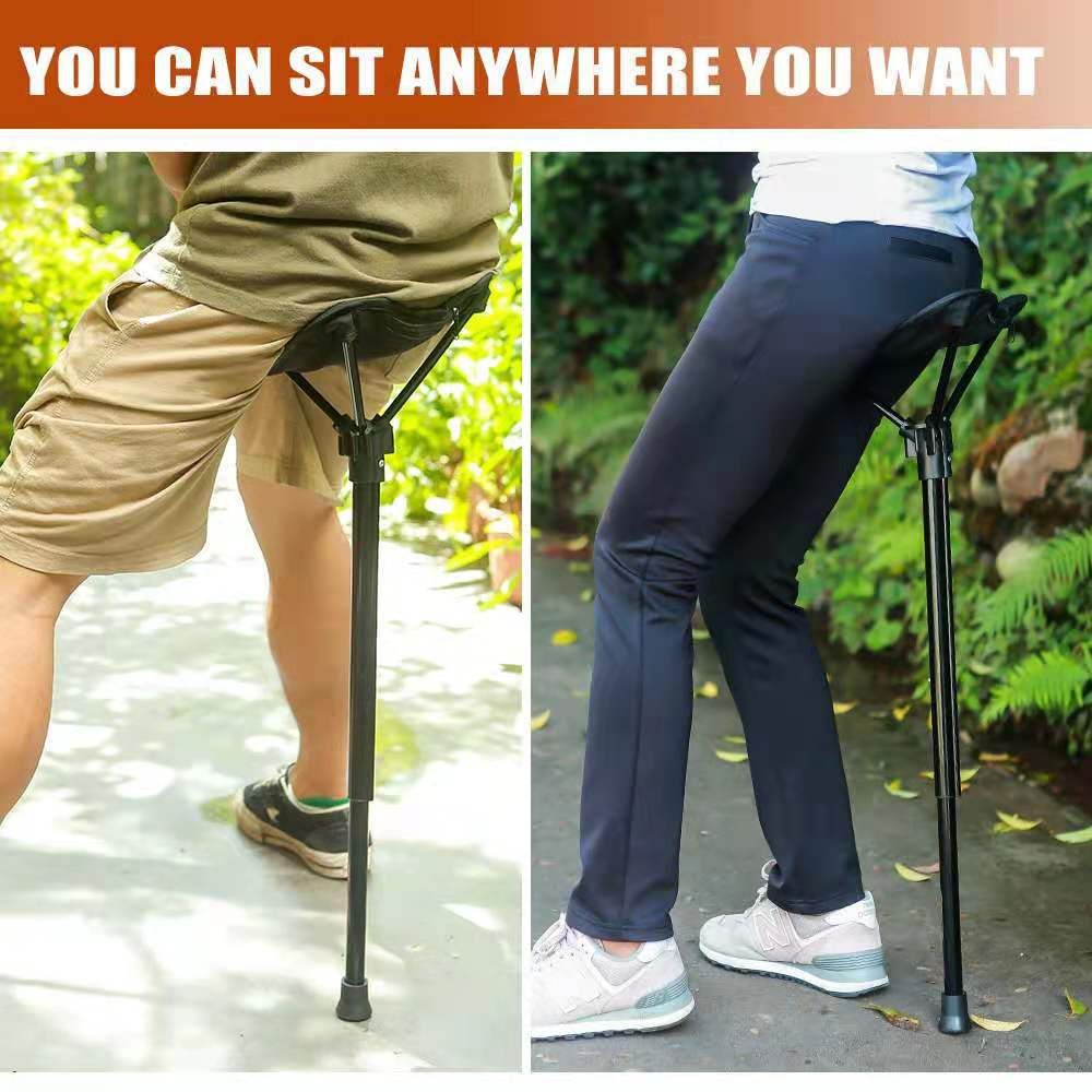 Folding Chair Fishing Tools Chair Outdoor Telescopic Folding Stool Portable High Chair Single Leg Chair Outdoor Camping Fishing โ image 4