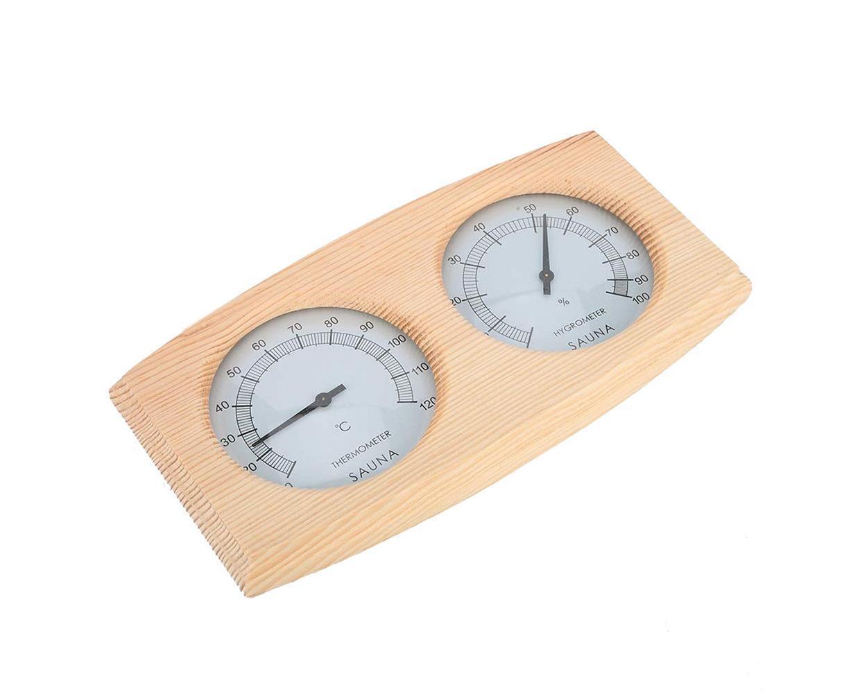 2 in 1 Sauna Room Wooden Thermometer Hygrometer Steam Temperature Humidity Meter โ image 6