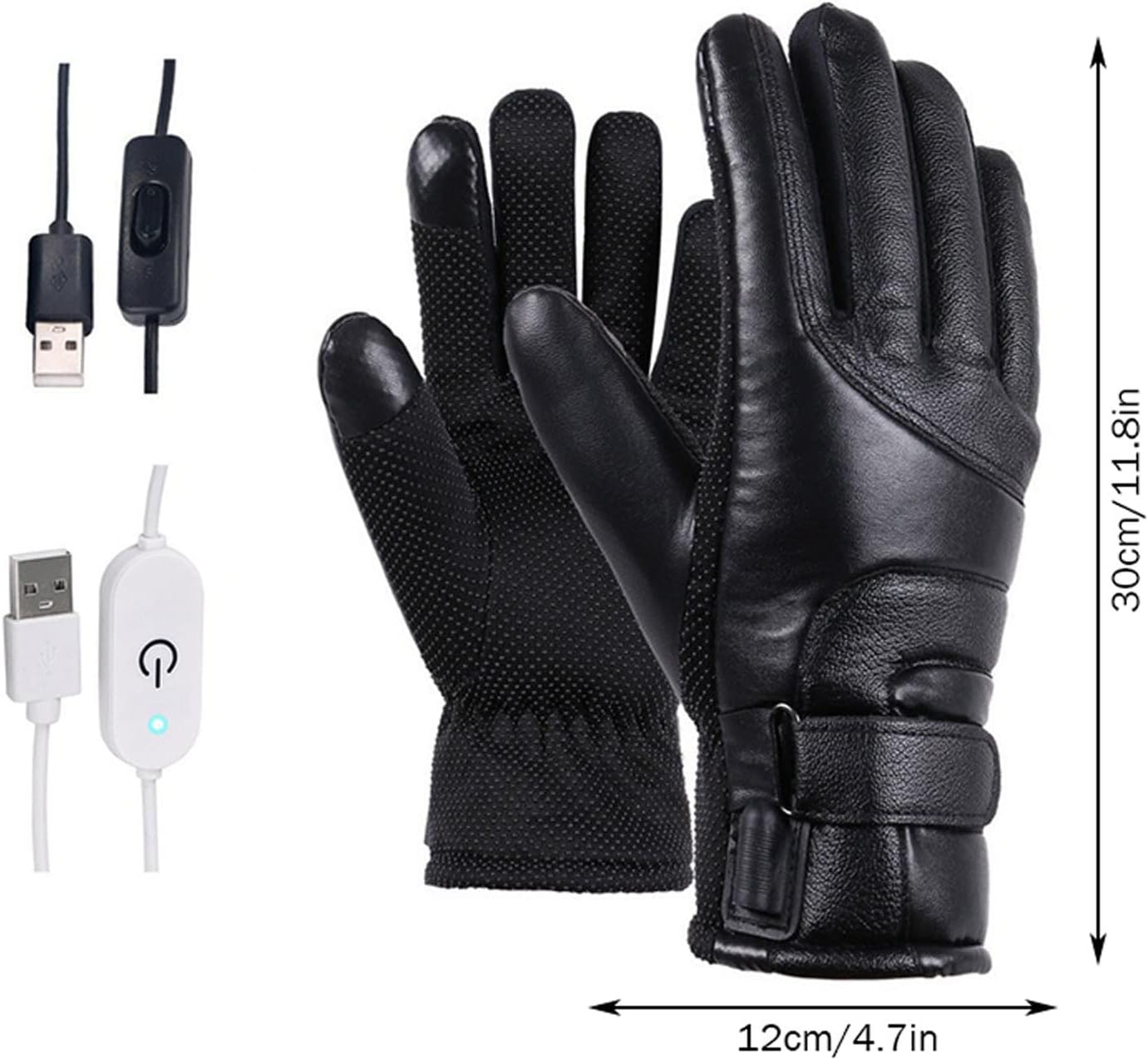 Electric Heated Gloves - USB Rechargeable, Waterproof & Breathable with Adjustable Fit for Skiing, Cycling, Hiking & Outdoor Adventures – Ideal for Cold — image 2