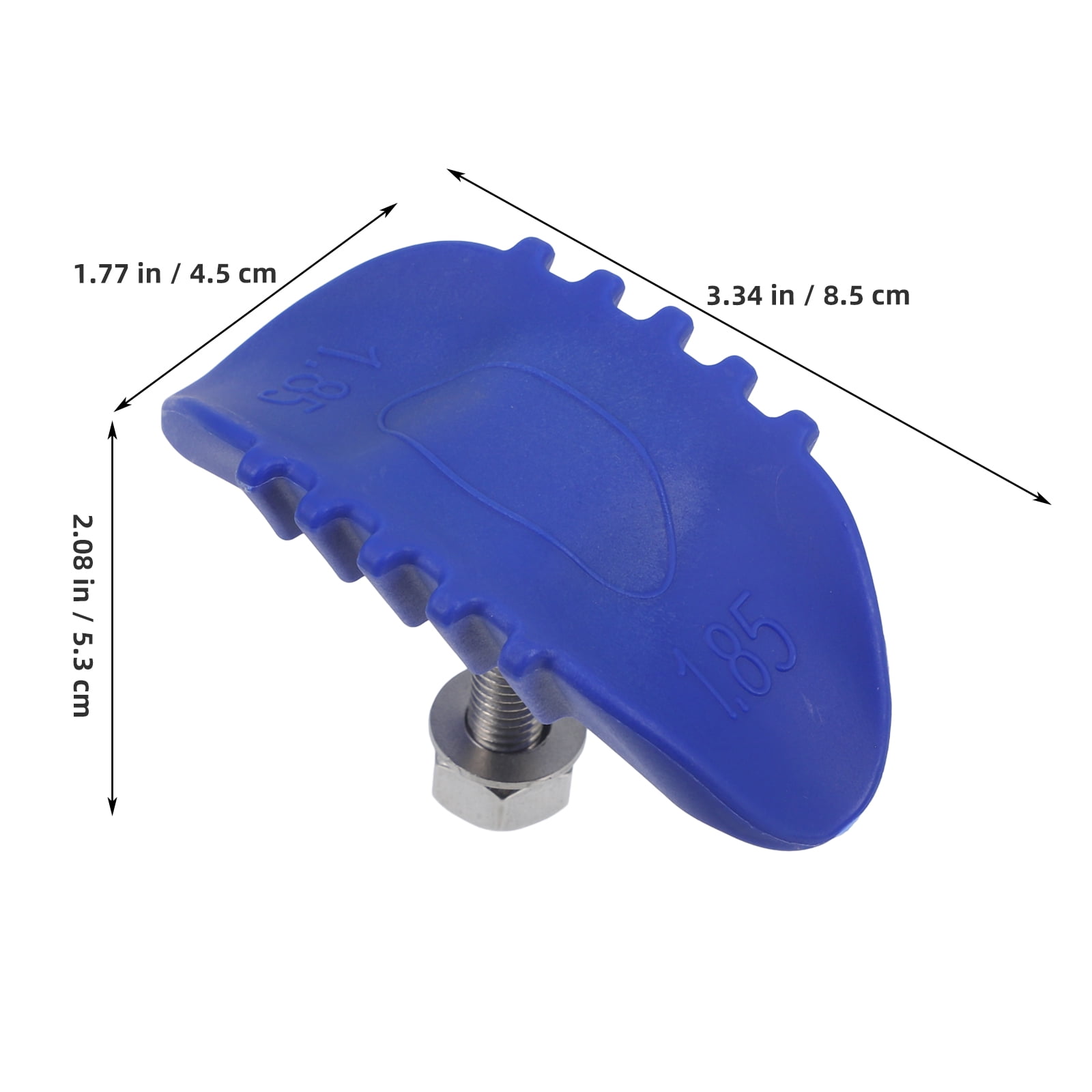 Motorcycle Wheel Locks Anti Theft Rim Lock Blue 1Set 1.85 Inch Plastic โ image 2