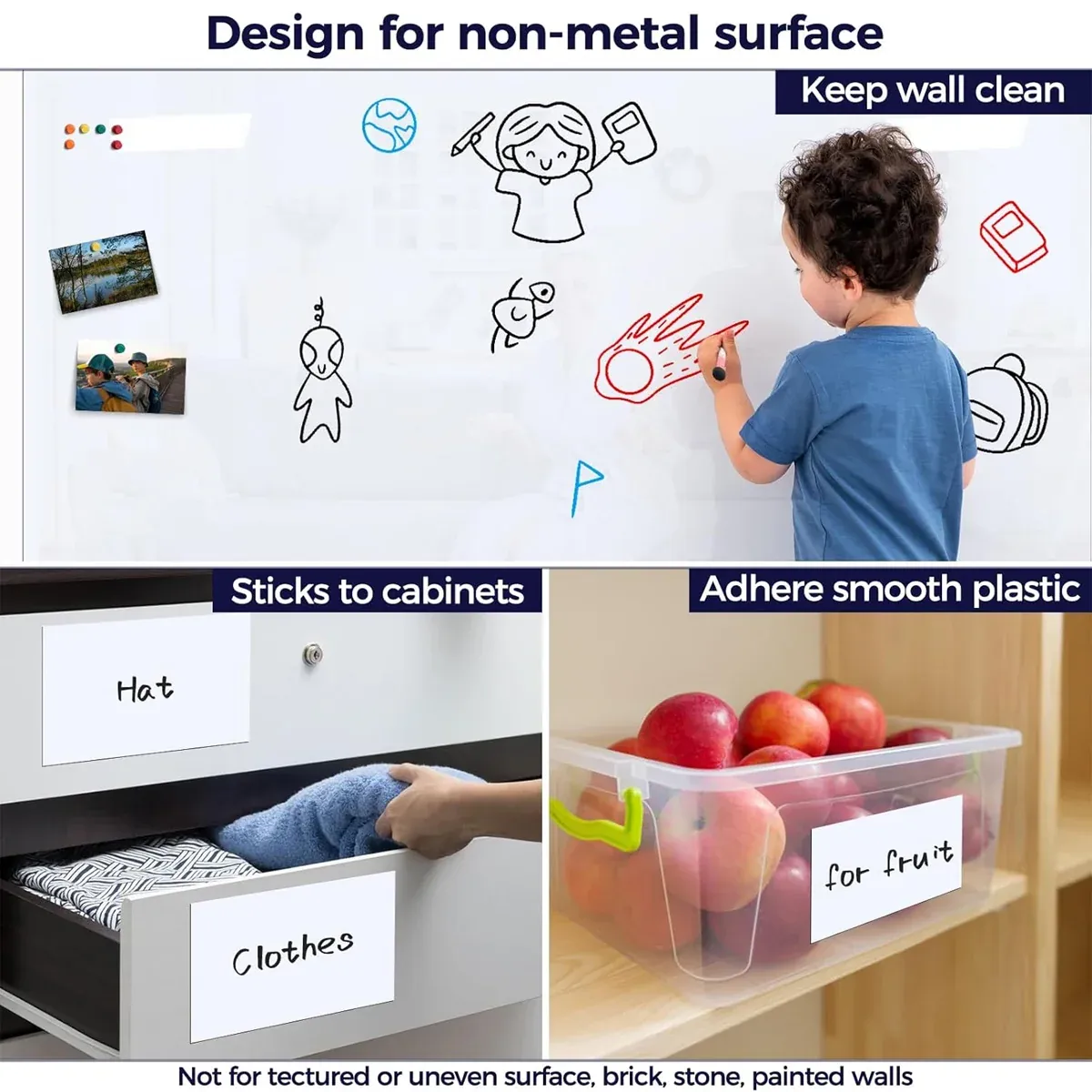 Whiteboard Multipurpose Office Home School Frame Dry Erase Board β image 6