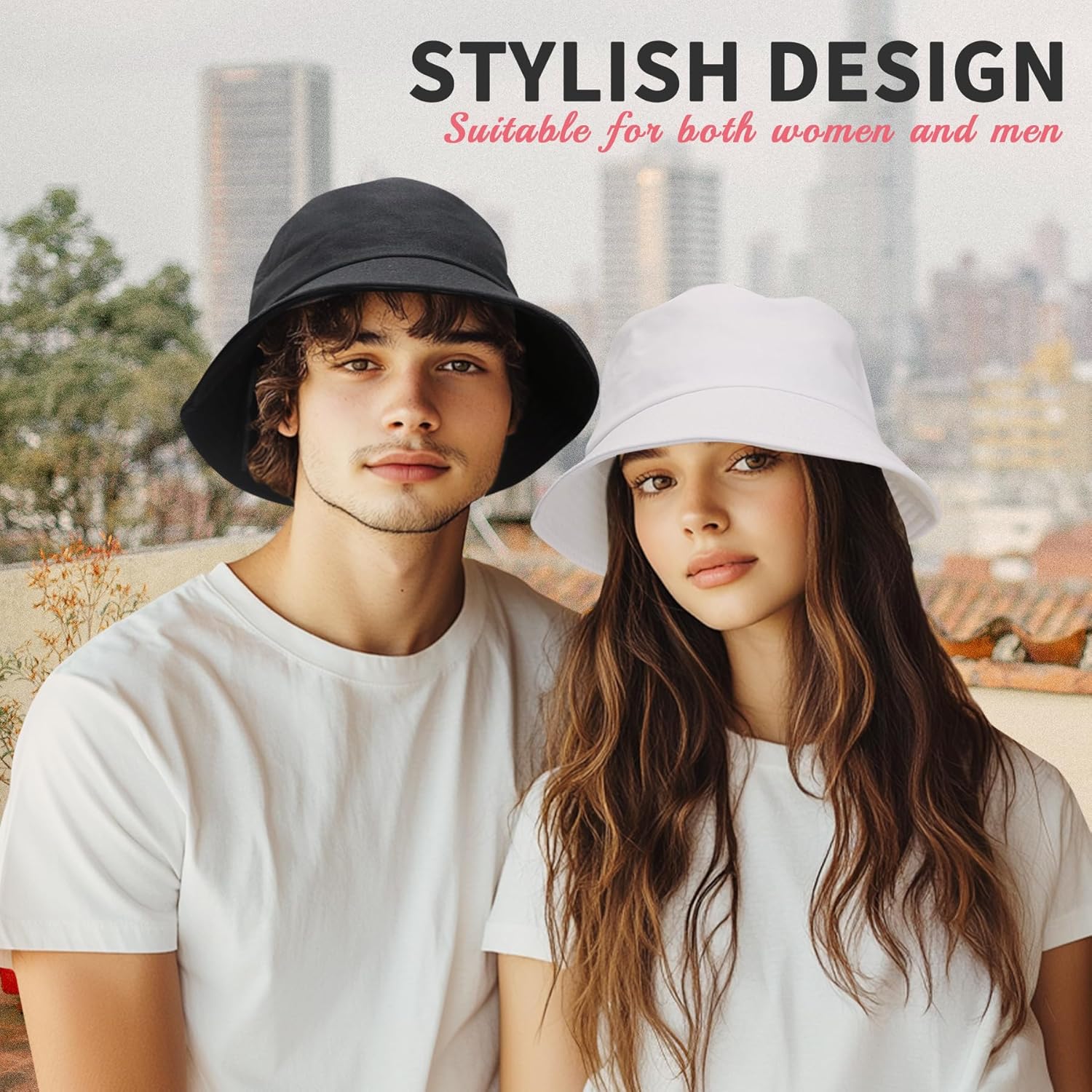 Bucket Hats fot Men Women Packable Foldable Sun Hats for Women Beach Travel Cap โ image 2