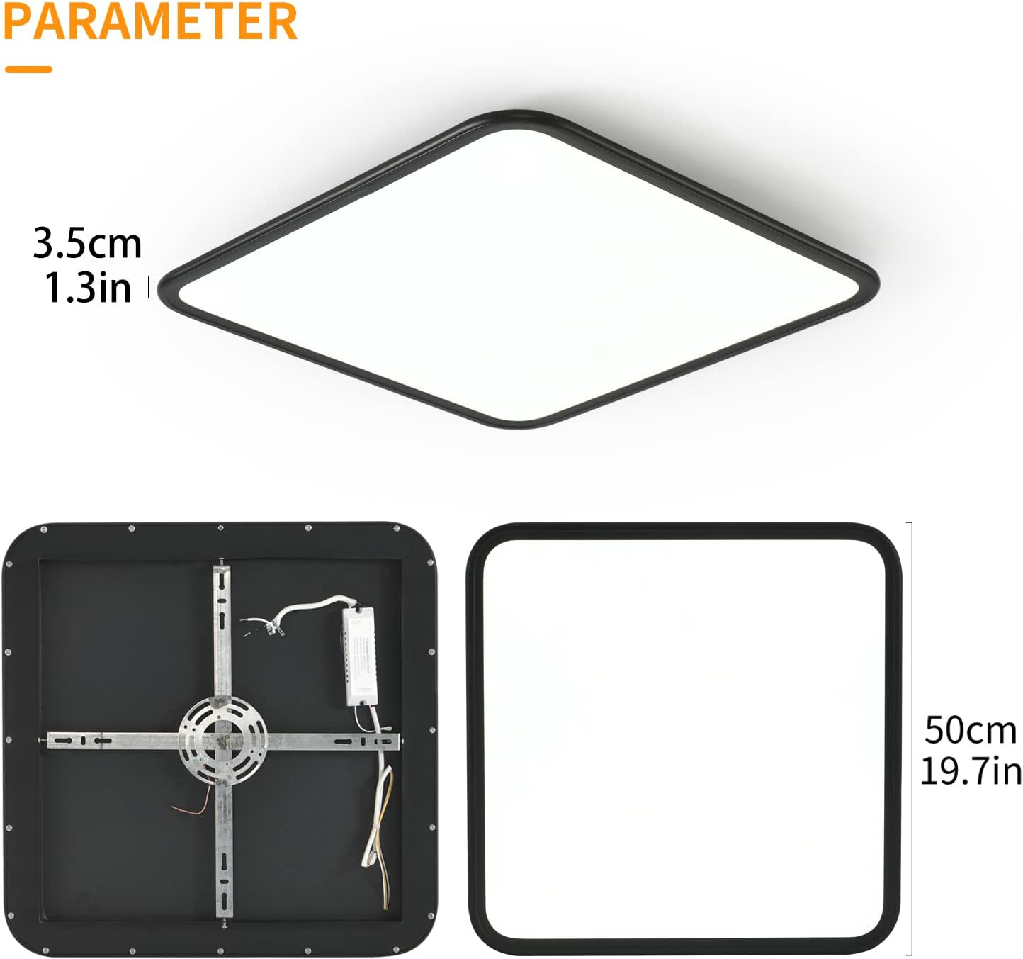Dimmable LED Ceiling Light, 40W Anti Blue — image 6