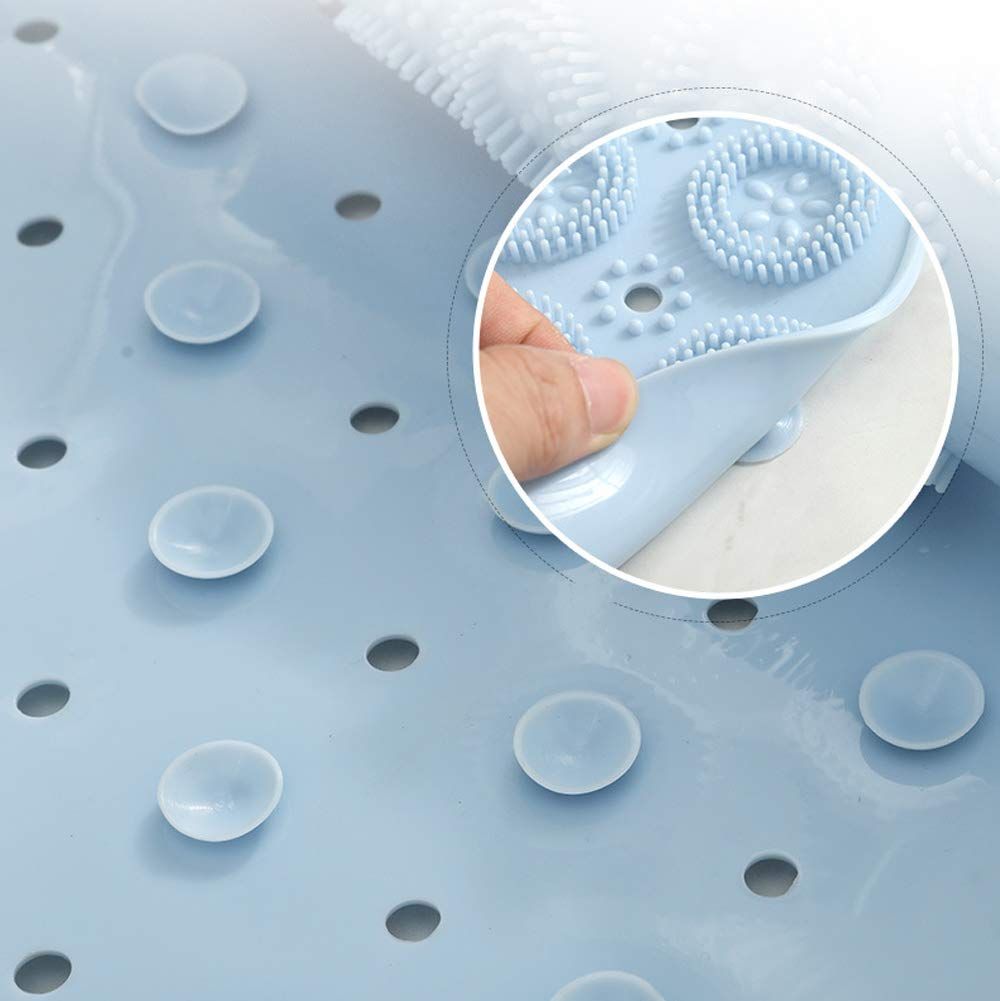 Shower Mat for Foot Massage, Bathroom Round Bath Mats Non-Slip Shower Floor Mats Foot Massage Mat 21.6inch β image 2