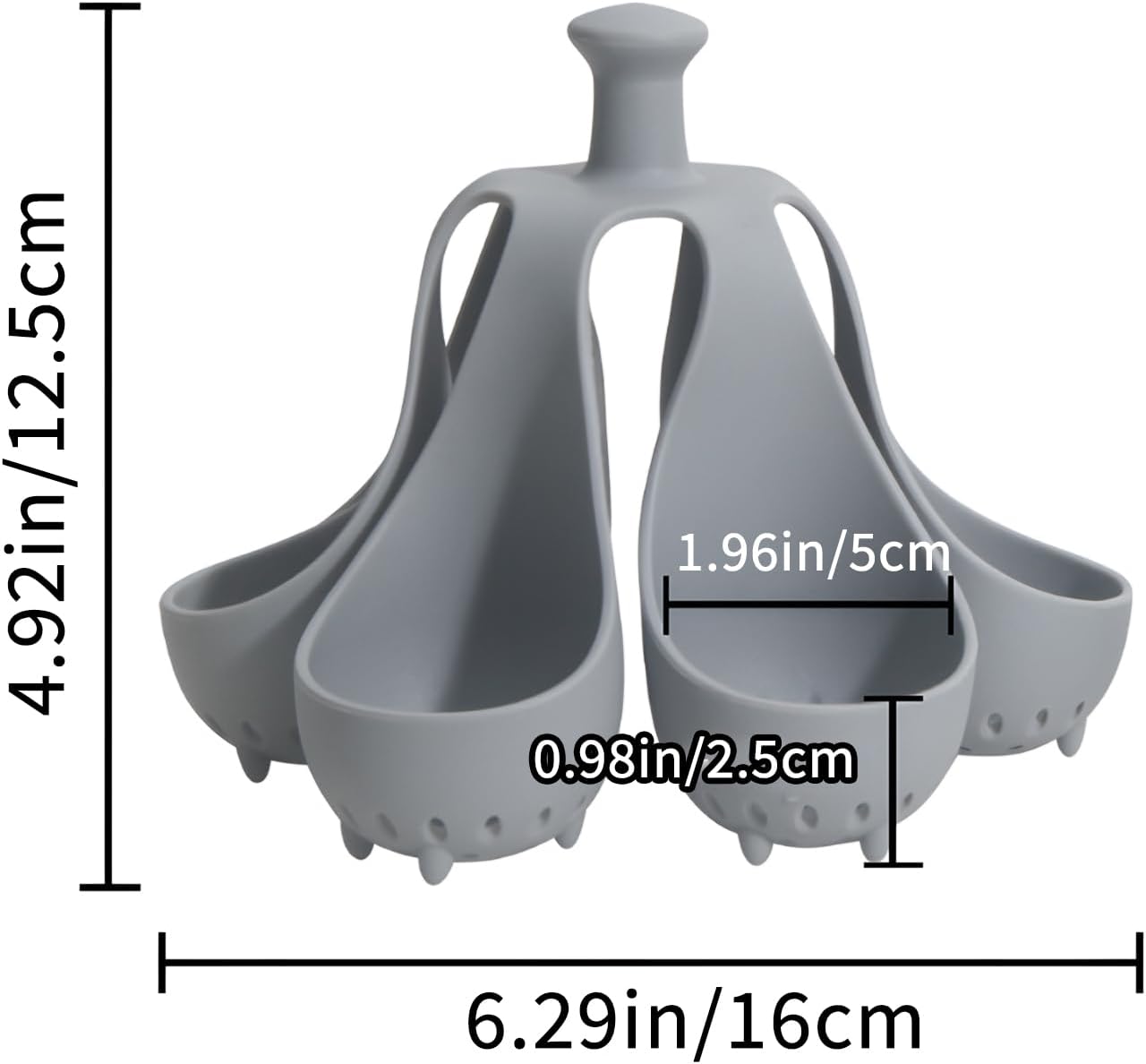 Silicone Egg Boiler Rack, Egg Poacher Egg Boiler Holder Holds 6 Eggs for Easy Cooking and Fridge Storage, Dishwasher Safe โ image 2