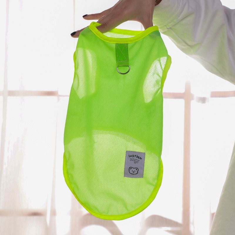 Dog Vest Breathable Summer Pet Clothing with Leash Clip โ image 4