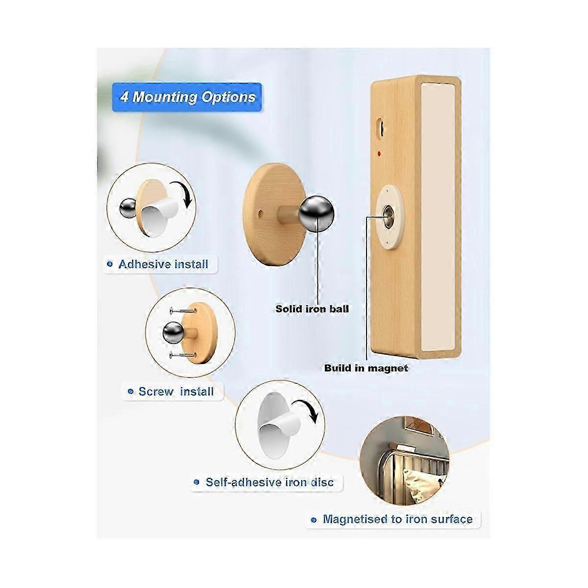 Battery Operated Wall Sconces Set of 2, Wireless LED Lights for Bedroom โ image 2