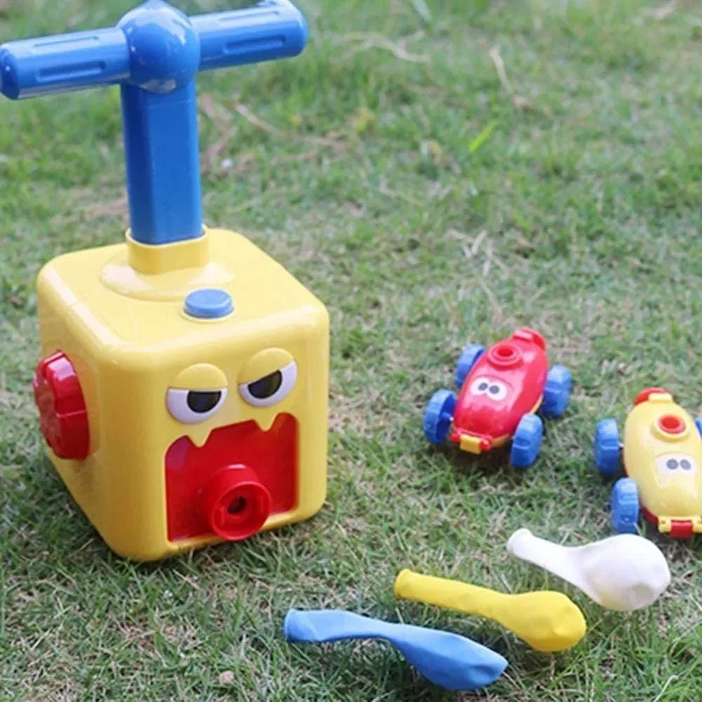 Launcher Toy Set, Balloon Toys for Kids, Inflatable Balloon Pump Racing Car, Balloon Car Toy with Pump Party Supplies — image 5