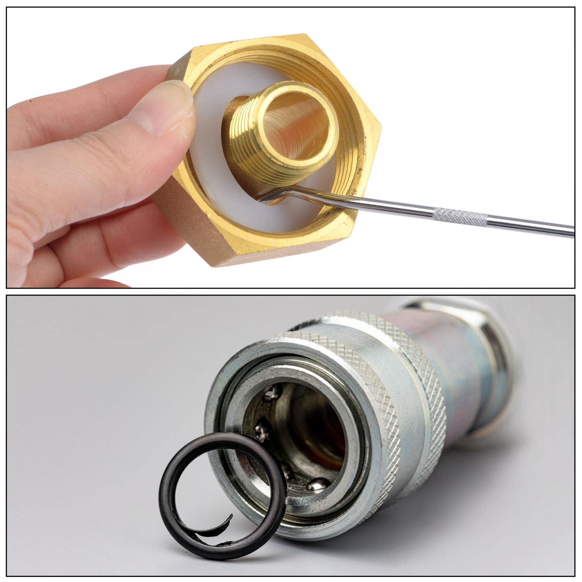 90 Degree Pick Hook 6.69" Puller Remover Removal Tool for Oil Seal/O-rings, Gasket, Hose 2Pcs โ image 5
