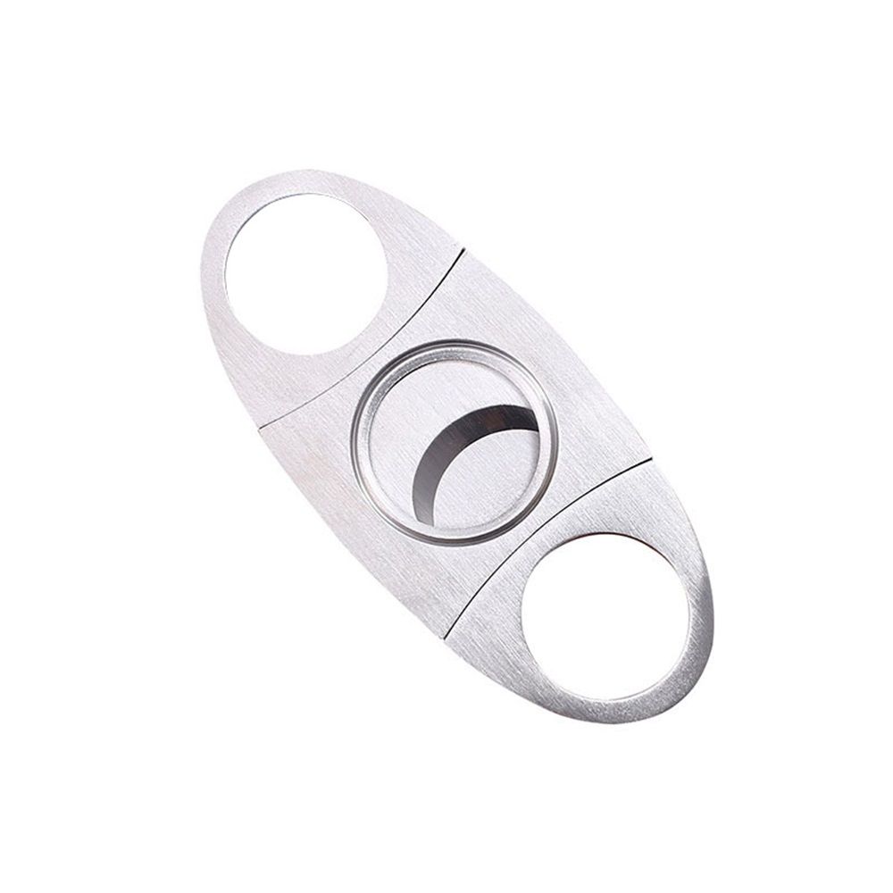 Cigar Cutter Set (6 Pack), Guillotine Double Blade, Cigar Accessories for Men, Stainless Steel Smoking Accessories Tool, Portable Sharp Clean Cut - Silver โ image 2