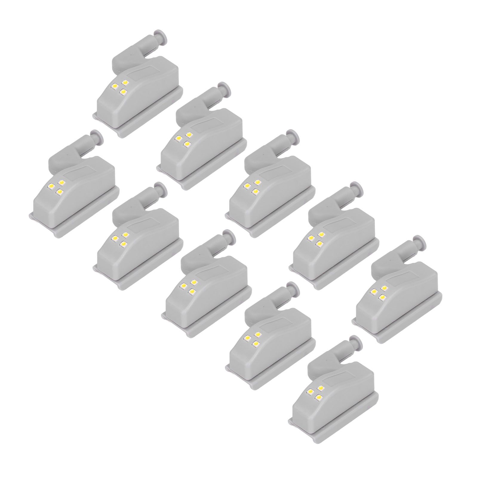 10pcs LED Cabinet Inner Hinge Sensor Light Bedroom Closet Wardrobe Cupboard Night Light โ image 3