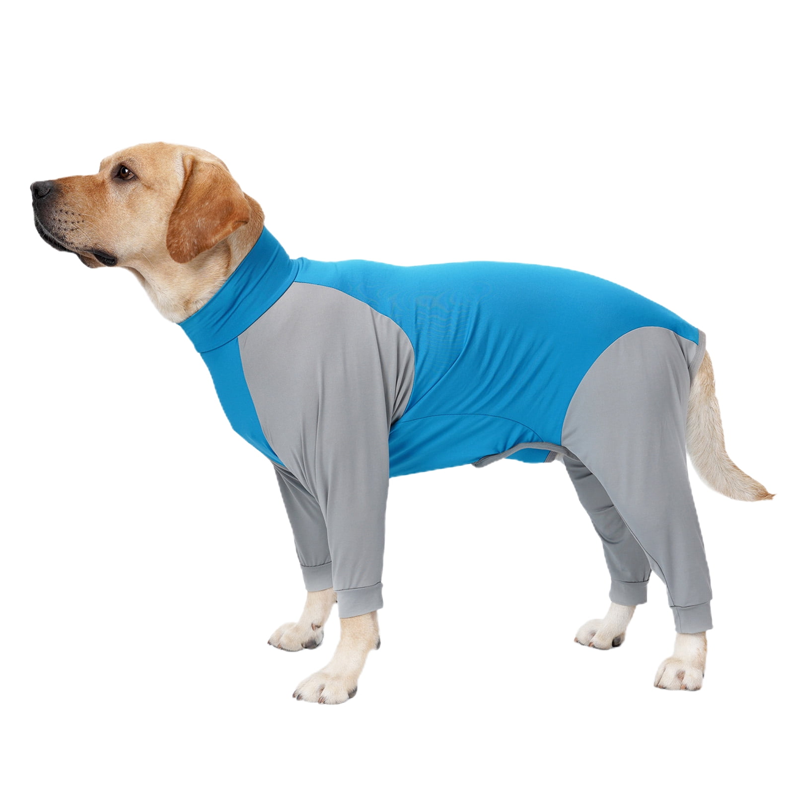 Dog Onesie Surgery Recovery Suit for Large Medium Bodysuit Dogs Pajamas PJS Full Body for Shedding, Prevent Licking, Wound Protection M Pink — image 6