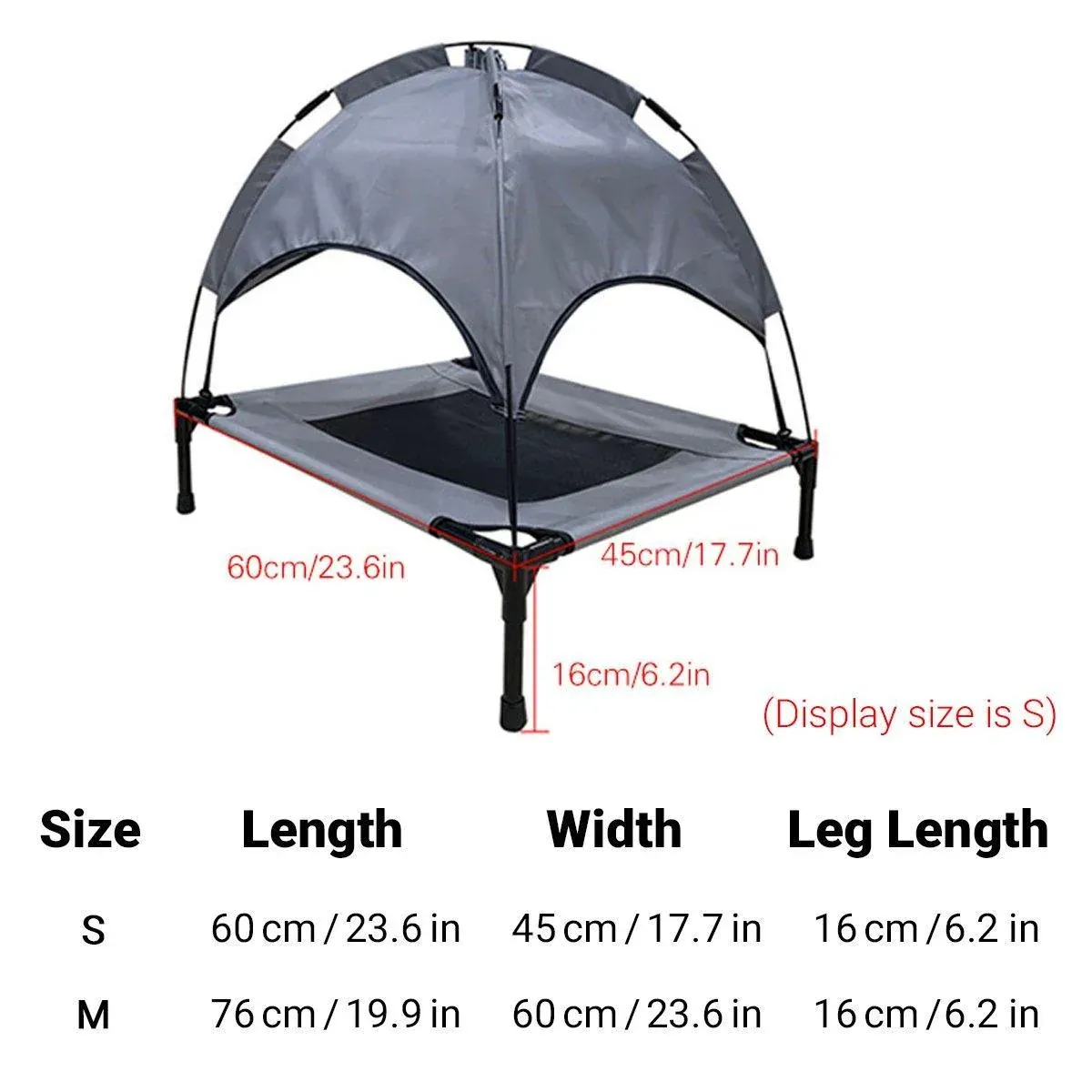 Portable Pet Travel Tent Foldable Dog Cat Camping Shelter Outdoor Summer Nest - M — image 4