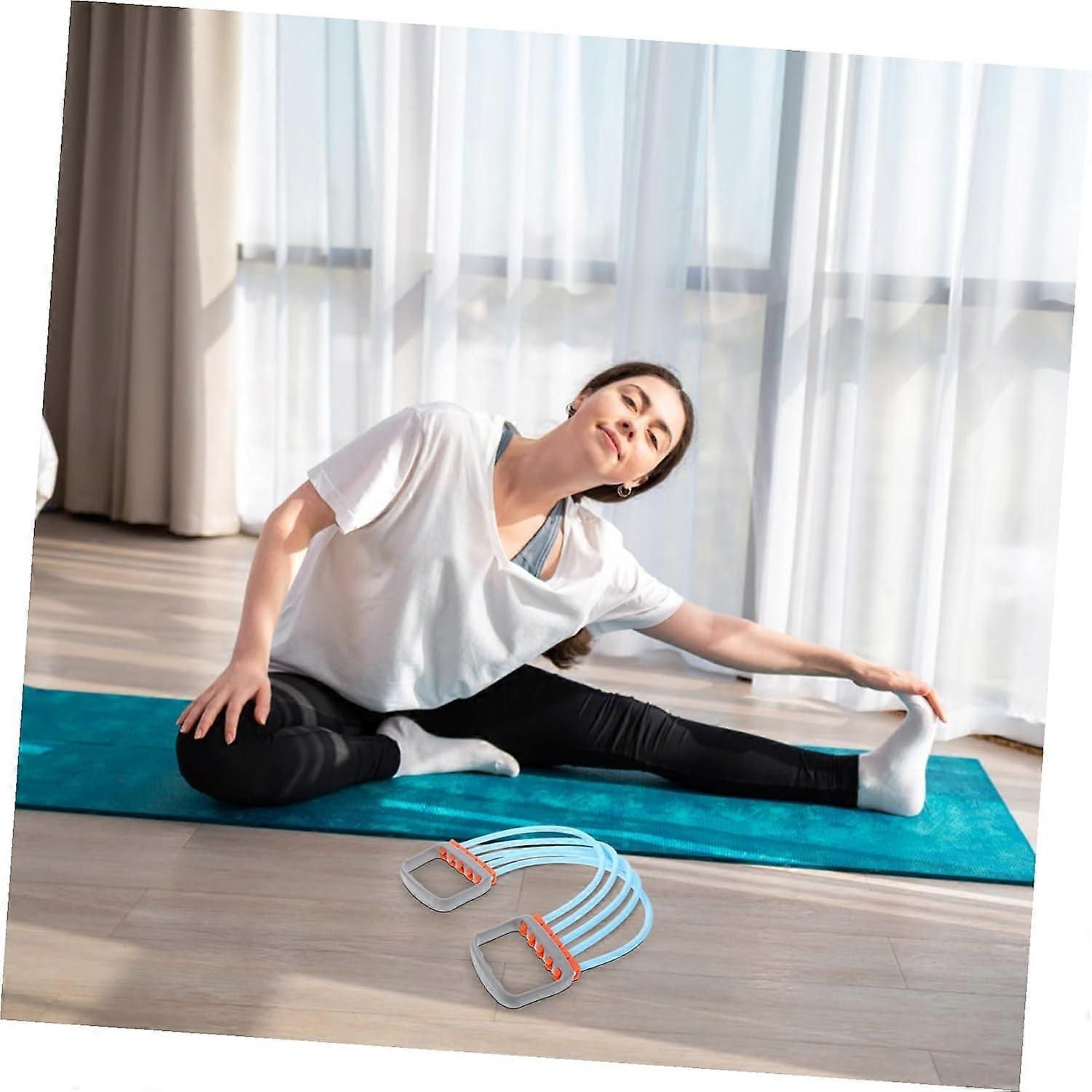 Adjustable Chest Expander with Removable Resistance Bands for Upper Body Strength Training at Home โ image 2